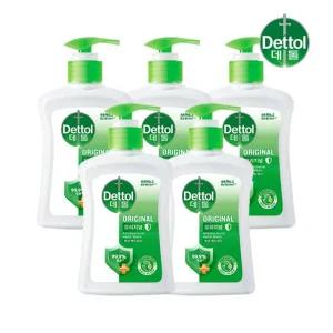 데톨 핸드워시 오리지널 250g x5개