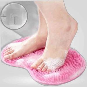 실리콘 발브러쉬 무타공걸이 발각질 풋브러쉬 1p포함 발씻기