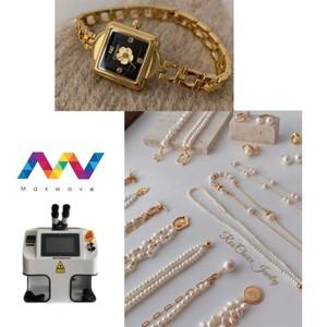 내장형 수냉식 레이저 용접기, Maxwave의 7인치 터치스크린 제어, 정밀 금은 주얼리용