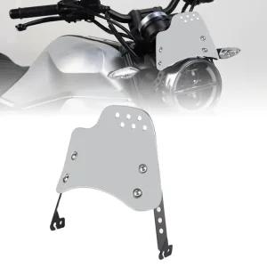 라이트허스크나 부품 오토바이 윈드 엔필드 용 실드 라운드 범 X로얄 디플렉터