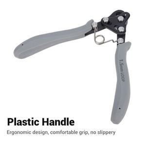 원스텝 루퍼 1.5mm 플라이어 도구 보석 제작용 18-26g 공예용 와이어 금 은 구리 스틸 회색 손잡이 포함