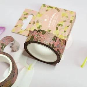 다이어리꾸미기 수채화 마스킹 테이프 플로럴패턴 다이어리데코