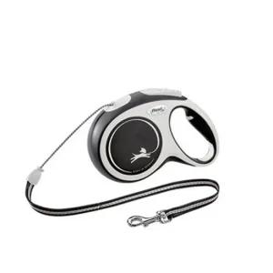 반려견 코드형 M사이즈 블랙 5M 강아지 자동 리드줄