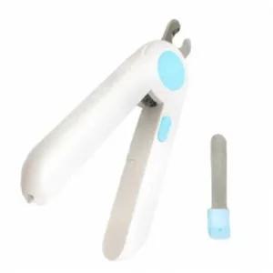 LED 안전 발톱가위 블루 강아지