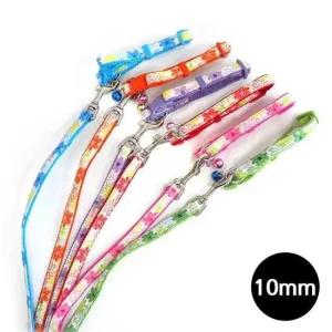 코스모스 목줄 세트 10mm 강아지 목줄 랜덤1개 강아지