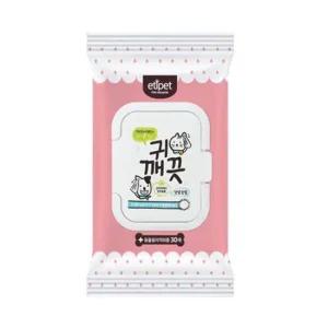 애견 이어클리닝 패드 강아지 귀세척 물티슈 크리너