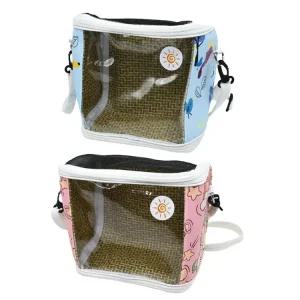 용품 야외 가방 커버통기성 닉 애완 여행 조류 사용 앵무새 케이지산책 투명 동물