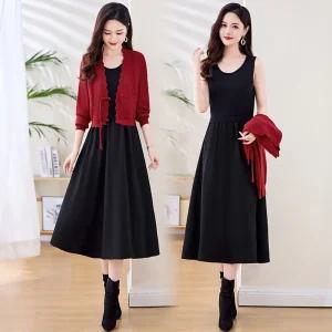 EAMT 여성정장세트 원피스 가을 자켓 세트 YJ4