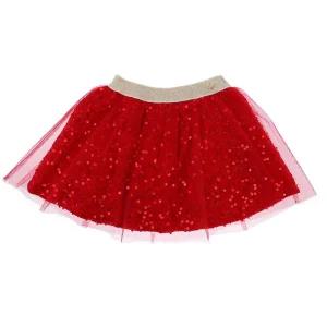 갤러리아 프렌치캣 스팽글샤스커트 레드 Q56DBS040
