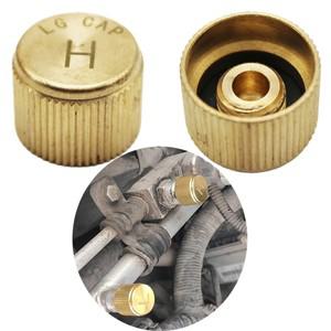 자동차 에어컨 냉매 먼지 커버 밸브 코어 캡 고저압 측면 포트 액세서리