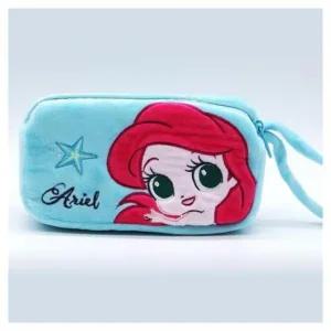 귀여운 디즈니 프린세스 봉제 파우치형 필통 인어공주 디즈니캐릭터