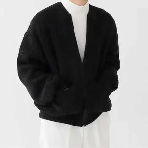 [라일리의류] Rly 간절기 남자 출근 룩 데일리 코디 집업 가디건  43641296)