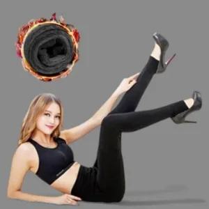 [라일리여성의류] Rly 여성 따듯한 밍크 퍼 융털 양모 기모 레깅스 보  43641022)