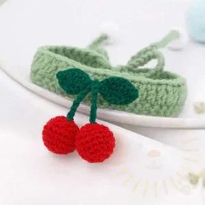 강아지 스카프 체리 케이프