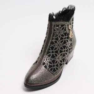 [롯데백화점]원더슈즈 원더슈즈 레이스업 트레셔 망사부츠 5CM P-S131