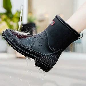 [롯데백화점]원더슈즈 원더슈즈 시니 다섯컬러 숏레인부츠 3.5CM K-LS3523