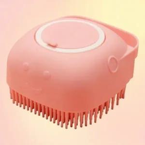( )반려동물 목욕브러쉬 샴푸펌핑 일체형 털제거 마사지