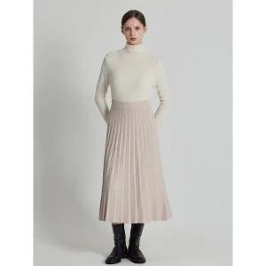 [데코]니트 밴딩 플리츠 스커트 택가격 118000원 _P413010595