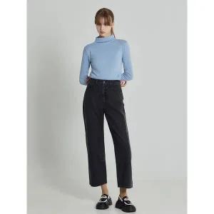 [리스트]오버핏 배색 와이드 데님 팬츠 택가격 198000원 _P413010479