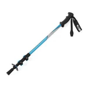 [콩심팥심]파워액트 3단 길이조절 등산스틱 135cm 블루 트래킹지팡이