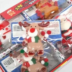 ( )크리스마스 산타 친구 말랑이 이천 1박스 16개 소 082 크리스마스 쫀득말랑이 스트레스볼 스퀴시