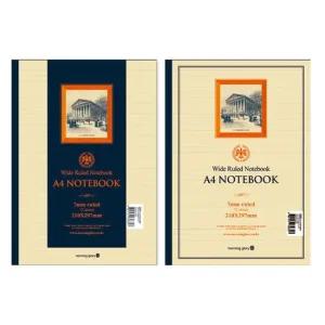 아카데미 크로스 제본 노트 A4 X3개 유선 줄노트 공