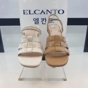 [ELCANTO]엘칸토 HC11 양가죽 여성화 투웨이 큐빅 스트랩 샌들 K2V3U42W6X (S35657383)