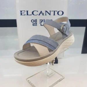 [ELCANTO]엘칸토 HC11 양가죽 여성화 4CM 초경량 몰드 스트랩 샌들 W2W8U4X26 (S35333328)