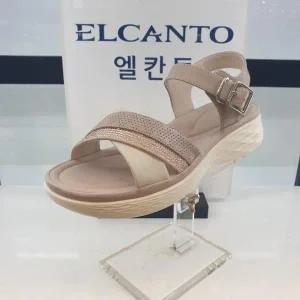 [ELCANTO]엘칸토 HC11 양가죽 여성화 4CM 초경량 몰드 스트랩 샌들 H2W8U52X6 (S35333329)