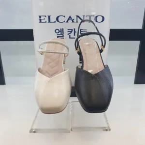 [ELCANTO]엘칸토 HC11 양가죽 여성화 4CM 투웨이 스트랩 샌들 G7V6U41W3X (S35149618)