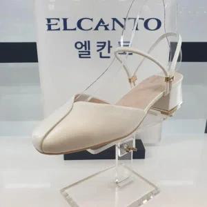 [ELCANTO]엘칸토 HC11 양가죽 여성화 4CM 투웨이 스트랩 샌들 E7W6U41X3 (S35149616)