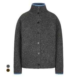 KARRA 골지커버넥버튼니트가디건_A5W0611