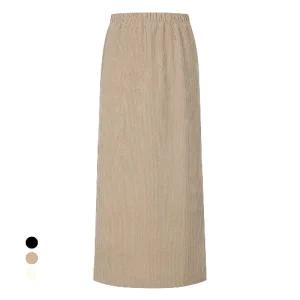 KARRA H라인슬릿롱밴딩기모스커트_A5W0601