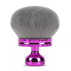 nowfresh 셀프 태너 브러시 태너용 엑스트라 라지 바디 메이크업 레그 메이크업을 위한 74mm 와이드 가부키 부드러운 자외선 차단제 페이스 보라색