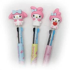 산리오 마이멜로디 볼펜 캐릭터 펜슬 펜 3색 0.7mm 피규어펜