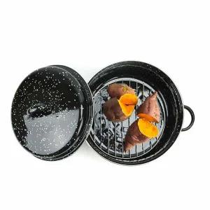 군고구마 WT38FX38 군밤 직화구이 양수냄비 24cm 옥수수 직화냄