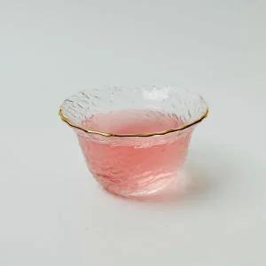 내열유리 MJ44RH44 라인골드 나팔모양 찻잔 다기잔 60ml