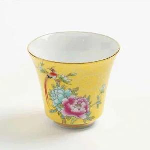 다기 LI10BM17 찻잔(50ml) (옐로) 다기잔 도자기잔