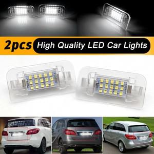 메르세데스 호환 벤츠 호환 B 클래스 W242 11-19용 2x 15SMD LED 라이센스 번호 플레이트 라이트