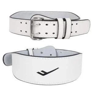 [셀러에이드]헬스 가죽 화이트 S 벨트 리프팅 웨이트 복압