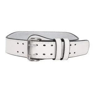 [셀러에이드]복압 화이트 헬스 웨이트 리프팅 벨트 가죽 M