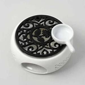 힐링홈 도자기 티워머 화이트+블랙