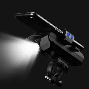 [셀러에이드]휴대폰 거치대 자전거 라이트 블루 각도 학원 밝기