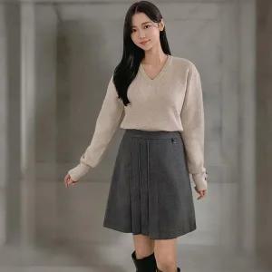 [신세계라이브쇼핑][옷자락] 여성 플리츠 A라인 겨울 스타일 사랑스러운 미니스커트