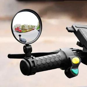 [셀러에이드]자전거 회전 백미러 볼록거울 바이크 후사경 미러