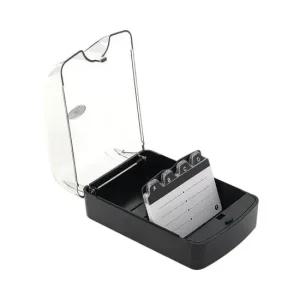 버튼 명함박스 (350장 블랙) DK09