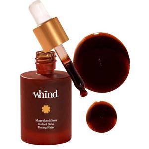 whind 마라케시 인스턴트 글로우 틴팅 워터 셀프 태너 페이스 브롱징 경량 내추럴 태닝 스트릭 프리 광채 피부를 위한 1온스 30ml