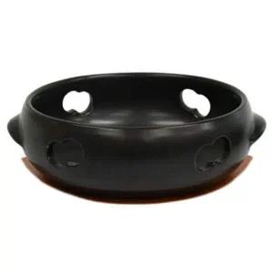 [콩심팥심]세라믹 고체연료 식당 세라믹화로-소(26cm 홈있음)