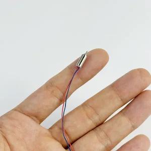 미니 작은 4mm x 8mm 코어리스 모터 DC 1.5V-4.2V 3V 3.7V 초고속 64000RPM DIY 드론 헬리콥터 테일 엔진
