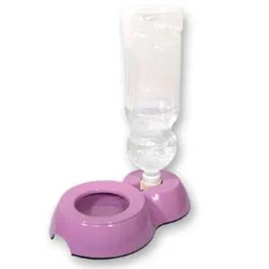 슈퍼펫 물그릇 급수기 식기  보울 L 핑크